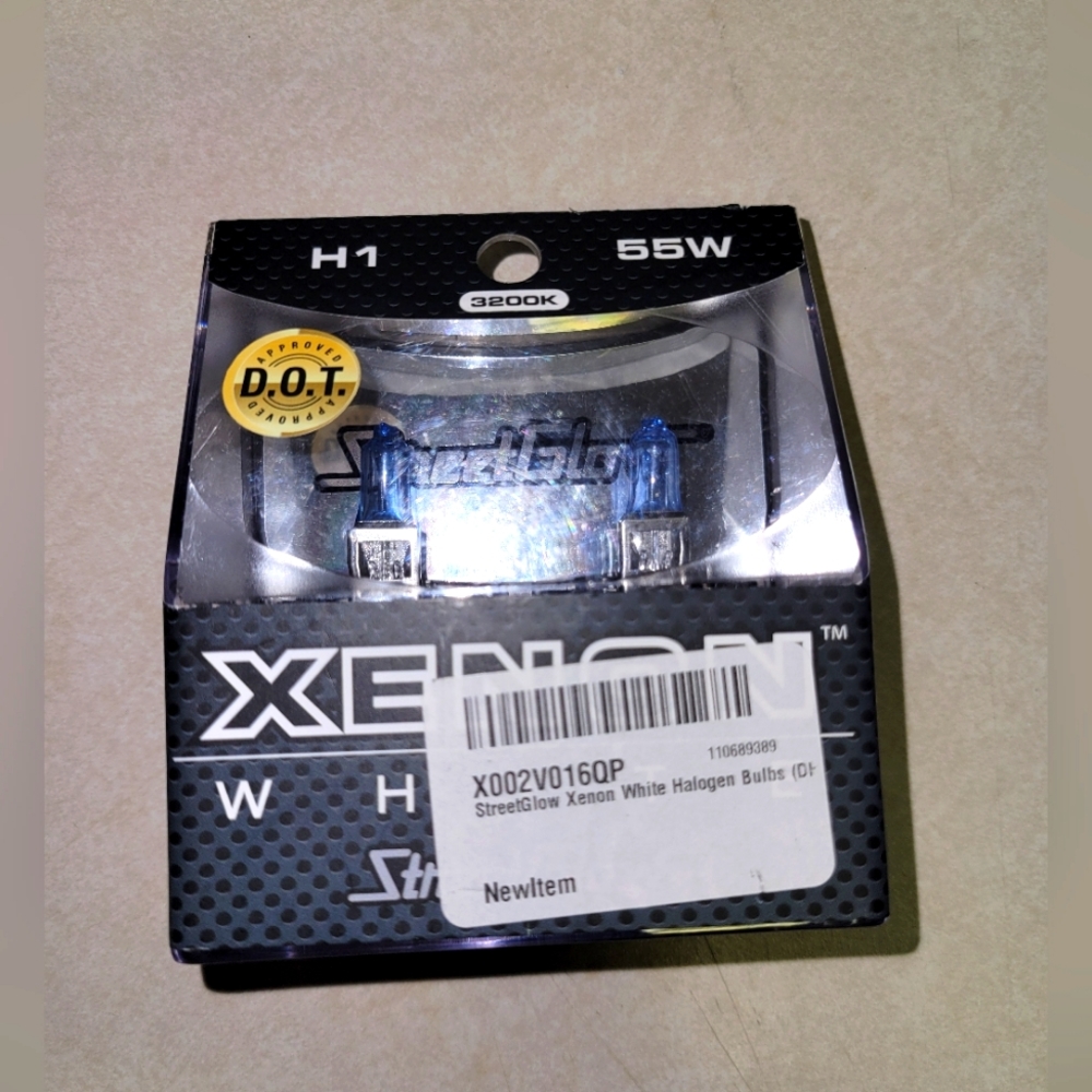 Xenon Streetglow 55W White Halogen Bulbs